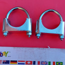 BULTACO BRACKETS FRONT FENDER TO FORK TUBE SHERPA 49 PURSANG MATADOR - Img 2