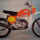 BULTACO FRONTERA MK10 SKID GUARD EXHAUST NOS PART - Img 5