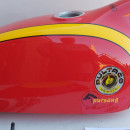 BULTACO PURSANG MK7 COMPLETE BODY KIT GAS TANK AND SIDE PANELS + NUMBER PLATE MODEL 121 BULTACO PURSANG GAS TANK NEW BULTACO PURSANG BODY KIT BULTACO PURSANG MK7 360 - Img 5