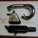 BULTACO SHERPA T 250 MODEL 80 FULL KIT EXHAUST NEW KIT CAMPEON - Img 5