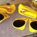 BULTACO PURSANG 125 MK10 MODEL 194 GAS TANK + SIDE PANELS NEW BODY KIT BULTACO PURSANG MK10 - Img 2