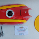 BULTACO PURSANG MK7 COMPLETE BODY KIT GAS TANK AND SIDE PANELS + NUMBER PLATE MODEL 121 BULTACO PURSANG GAS TANK NEW BULTACO PURSANG BODY KIT BULTACO PURSANG MK7 360 - Img 6