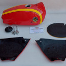BULTACO PURSANG MK7 COMPLETE BODY KIT GAS TANK AND SIDE PANELS + NUMBER PLATE MODEL 121 BULTACO PURSANG GAS TANK NEW BULTACO PURSANG BODY KIT BULTACO PURSANG MK7 360 - Img 8