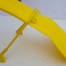 FRONT FENDER OSSA GRIPPER + SUPPORTS NEW OSSA TR 80 FRONT FENDER+ BRACKETS OSSA YELLOW MUDGUARD - Img 3
