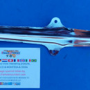 GENUINE STYLE CHROME BULTACO FRONT MUDGUARD STAY MOUNT BRACKET BULTACO - Img 4