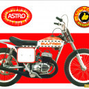 MUDGUARD BULTACO ASTRO 123 NEW FIBER GLASS FENDER ASTRO 123 - Img 7