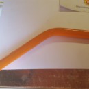 OSSA TR 80 HANDLEBAR OSSA TR 80 OSSA TRIAL OSSA 250 HANDLEBARS TRIAL TR ORANGE HANDLEBARS - Img 3