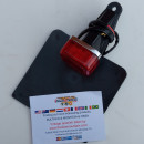 BULTACO rear light unit with rubber number plate holder TAILLIGHT