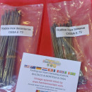 stainless steel spokes and nuts ossa enduro new set front and rear wheel - Img 4