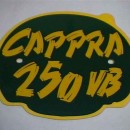 MONTESA CAPPRA 250 VB FRONT NUMBER PLATE + DECAL
