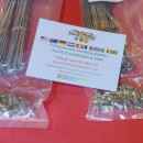 stainless steel spokes and nuts ossa enduro new set front and rear wheel - Img 5