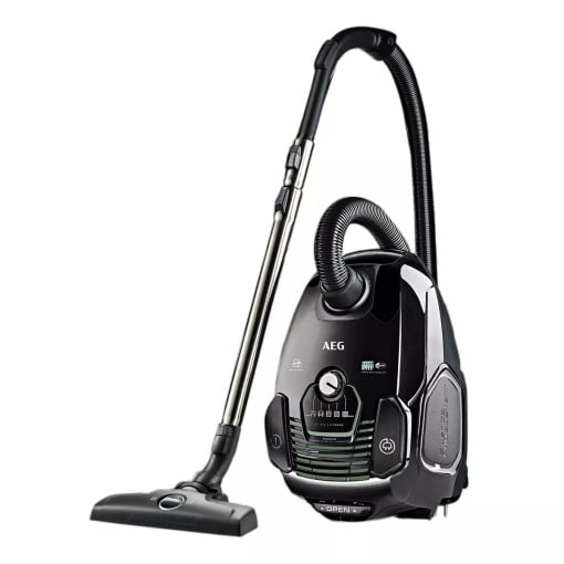 Aspirator cu sac AEG VX7-2-OKOX, 650 W, E12 Hygiene-Filter, Negru