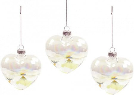 Set 12 globuri decorative din sticlă