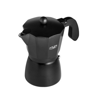 Espressor moka, Adler AD4421, 6 cesti, maner termoizolat, negru - Img 2