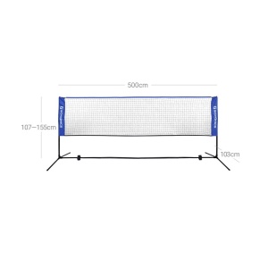 Fileu badminton/tenis/volei, Songmics, 5 m, stativ si geanta transport - Img 2