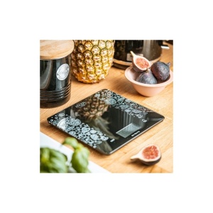 Cântar de bucatarie din sticla, 1 g - 10 kg, LCD, 20 x 18 cm - Img 2