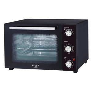Cuptor electric Adler AD6025, 35L, 1500 W, 5 functii, negru