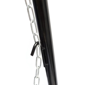 (DL) Gratar metalic, cu trepied si tava de gatire suspendata, reglabil, 155x79x52cm - Img 2