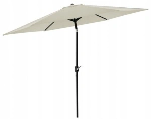 Umbrela terasa gradina, cu inclinare si husa, 300cm, Bej - Img 2