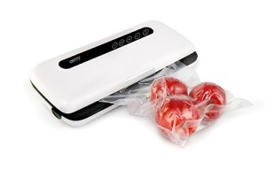 Aparat de vidat alimente, Camry CR 4470, 110 W, lichide/solide, alb