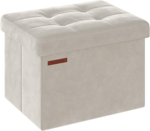 Banca depozitare Songmics, 31 x 41 x 31 cm, crem