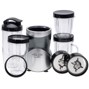 Blender smoothie 4 recipiente, Adler AD 4084, 1200 W, funcție Pulse, design elegant - Img 5