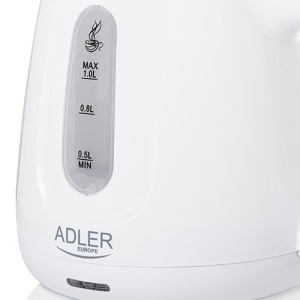 Fierbator electric Adler, 1 litru, 850 W, corp plastic, AD1373 - Img 6