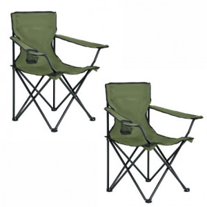 Scaun de camping pliabil,set de 2 buc - Img 6