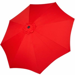 Umbrela terasa gradina, cu manivela si inclinare, GU18E, diametru 300cm, Rosu - Img 3