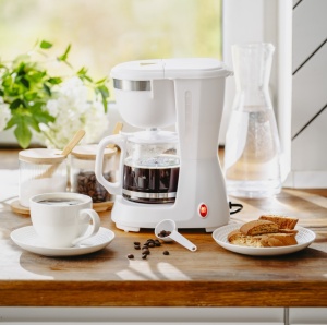 Cafetiera cu filtru Adler, 600 W, AD4381W, functie blocare picurare, filtru detasabil, alb - Img 4
