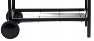 Gratar dreptunghiular pe carbuni, cu 2 suporti laterali si termometru capac, 101x70x94cm - Img 2
