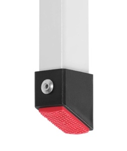 Scara metalica cu 3 trepte, inaltime 46,5 cm, capacitate 150kg, pliabila, Alb - Img 4