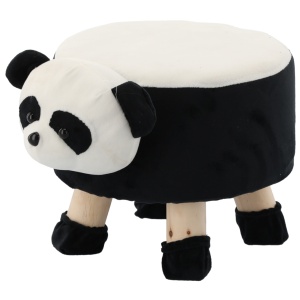 Taburet pentru copii, 28x25cm, maxim 50kg, model panda - Img 1