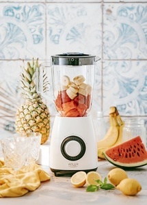 Blender Adler AD 4085, 1000 W, 2 viteze, bol 1,5 L, 4 lame inox, protecție supraîncălzire, alb - Img 3