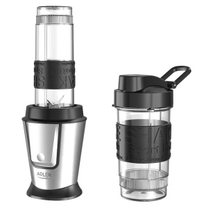 Blender cu 2 Recipiente Portabile cu capac Adler AD 4081, 500 W, 570 ml si 400 ml - Img 1