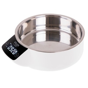 Cantar de bucatarie Adler AD 3166, bol inox, capacitate 5 kg, precizie 1 g, lichide/solide
