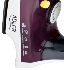 Fier de calcat cu abur Adler AD5022, 2200 W, talpa inox, abur vertical - Img 5