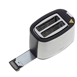 Prajitor de paine Adler AD 3214, 2 felii, 900 W, 7 niveluri rumenire, otel inox - Img 2