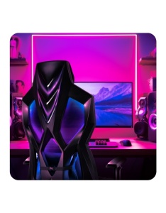 Scaun gaming Huzaro Combat 6.2 LED RGB, material Mesh, cu cotiere reglabile, 140 kg, Negru - Img 2