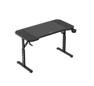 Birou De Gaming, Huzaro Hero 2.6, Mousepad inclus, Inaltime reglabila, Negru - Img 3