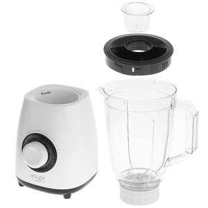 Blender Adler AD 4085, 1000 W, 2 viteze, bol 1,5 L, 4 lame inox, protecție supraîncălzire, alb - Img 4