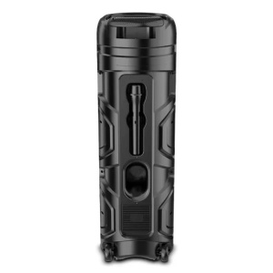 Boxa portabila ZQS-8301, 94 cm, Bluetooth FM AUX USB RGB, cu microfon - Img 5