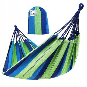 Hamac doua persoane, Sersimo, 200x150 cm, verde albastru - Img 1