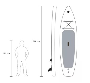 Placă gonflabilă Paddleboard Mantra Pro XL - Img 5
