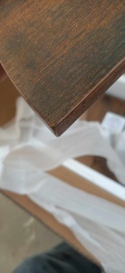 RESIGILAT: VASAGLE Raft de perete pentru colt, cadru otel cu 5 etaje din MDF, 20x20x128cm, maro rustic si negru - Img 4