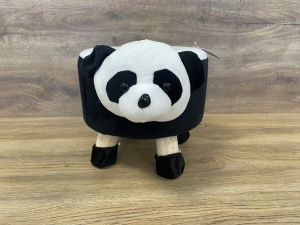Taburet pentru copii, 28x25cm, maxim 50kg, model panda - Img 2