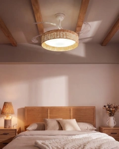 Ventilator de tavan/ Beliani / Cu lumină & telecomandă, LED alb