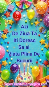 Felicitare Video cu tematica Baloane BALM20