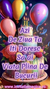 Felicitare Video cu tematica pentru FETE cod FELF09