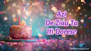 Felicitare Video cu tematica pentru FETE cod FELF38
